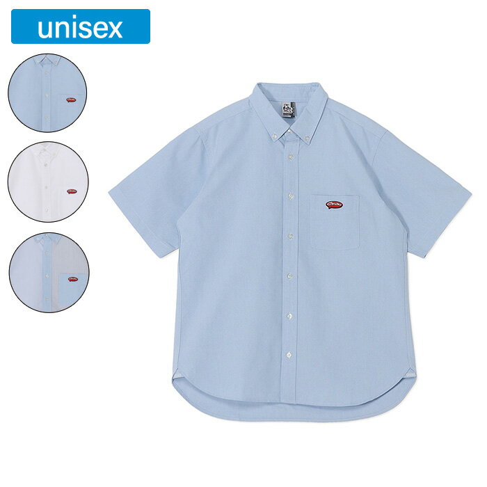 Rakuten - CHUMS チャムス 半袖シャツ チャムスオックスショートスリーブシャツ ユニセックス CH02-1232