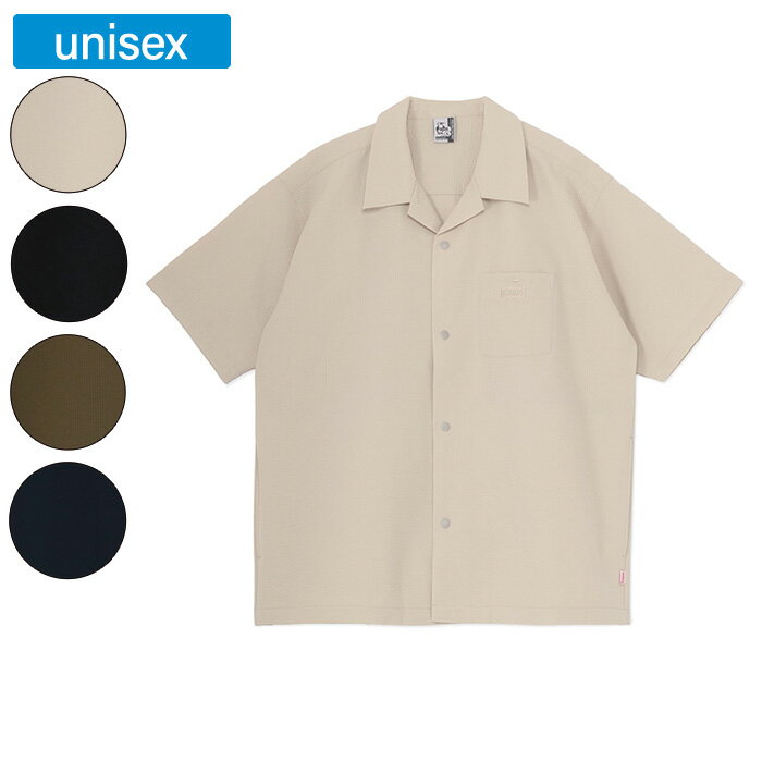 Rakuten - CHUMS チャムス トップス シアチャッカーストレッチシャツ ユニセックス オーバーサイズ CH02-1261