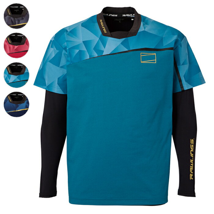 其它 - Rawlings ローリングス Tシャツ アンダーシャツ BLACK LABEL ブラックレーベル トップレイヤードセット ポリエステル ポリウレタン樹脂 AUT16S01S