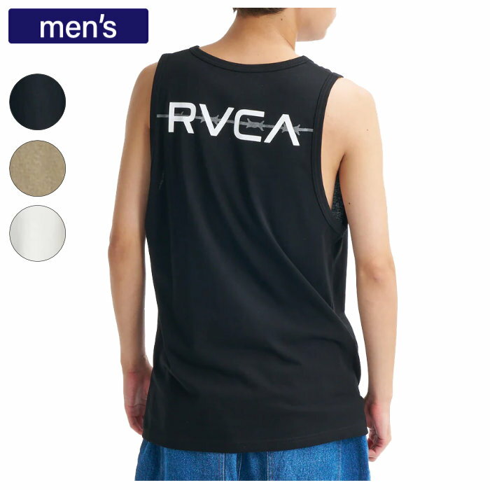 RVCA ルーカ タンクトップ STRAIGHT EDGE TT メンズ BG041354