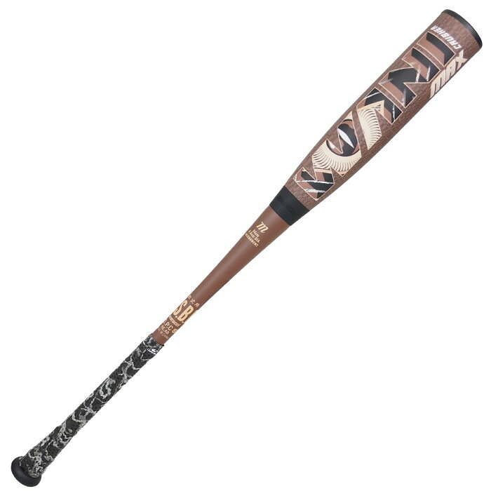 marucci マルチ 野球バット マルチ ワニクラッシャーマックス JSBBブラウン 軟式用バット【バットケース付】 83cm 84cm MJJSBBWCM2