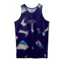 AKTR アクター SCRIBBLE TANK タンクトップ ノースリーブ バスケットボール 2024年春夏 ネイビー 124-013001