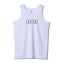 AKTR アクター BASIC AKTR LOGO TANK ベーシック ロゴ タンクトップ ノースリーブ バスケットボール ホワイト 522-012001