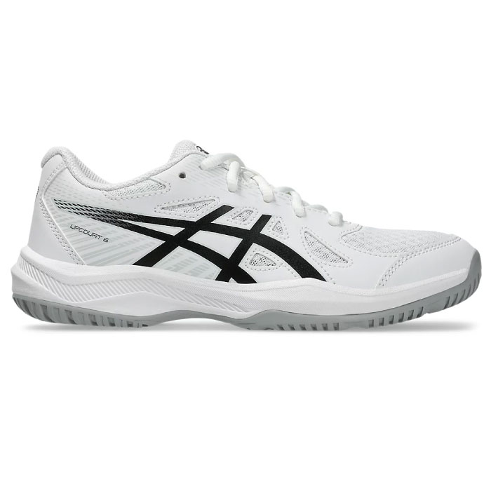 asics �����å��� UPCOURT 6 GS ���åץ����� ����˥� ���å� �Ҷ� �Х졼�ܡ��륷�塼�� ����ɥ� ���� �ΰ�� �ۥ磻�� 1074A045-101