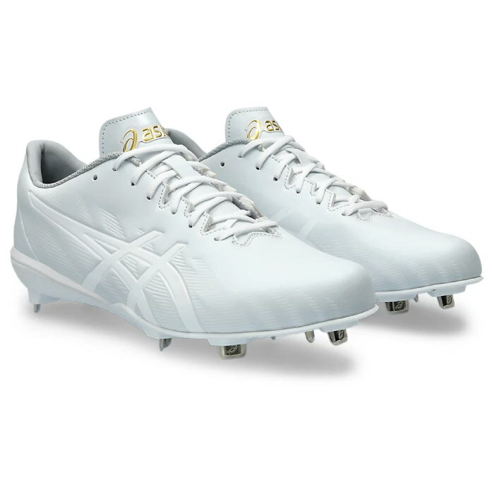 Rakuten - asics アシックス GOLDSTAGE MA 3 WIDE ゴールドステージ ワイド 野球 スパイク 金 幅広 ホワイト/ホワイト 白 1123A052.110