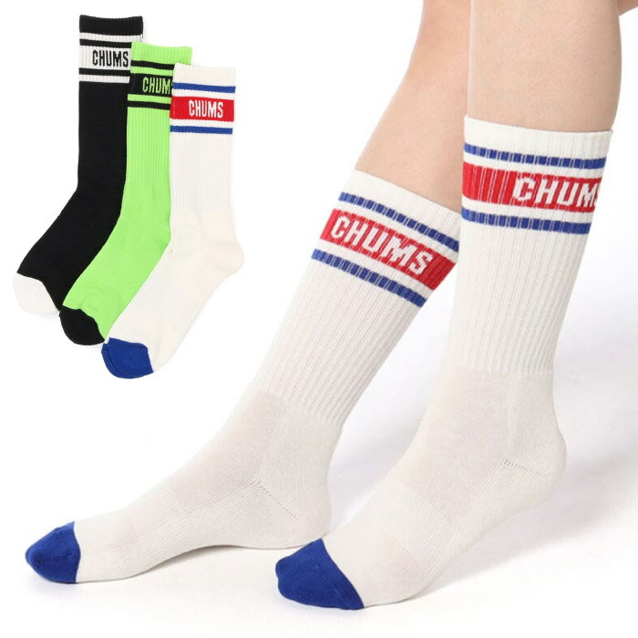 樂天商城 - CHUMS チャムス 3P CHUMS Medium Socks 3Pチャムスミディアムソックス 靴下 抗菌防臭加工 3足セット CH06-1116
