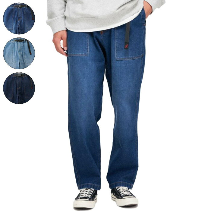 Gramicci ߥ STRETCH DENIM LOOSE TAPERED RIDGE PANT ȥåǥ˥롼ơѡɥ...