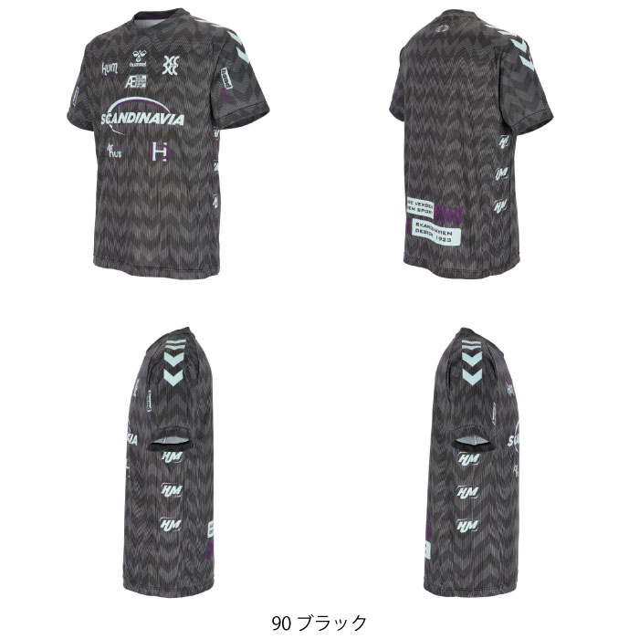 hummel ヒュンメル HB EURO H/Sプラクティスシャツ ユニセックス トレーニングトッ...