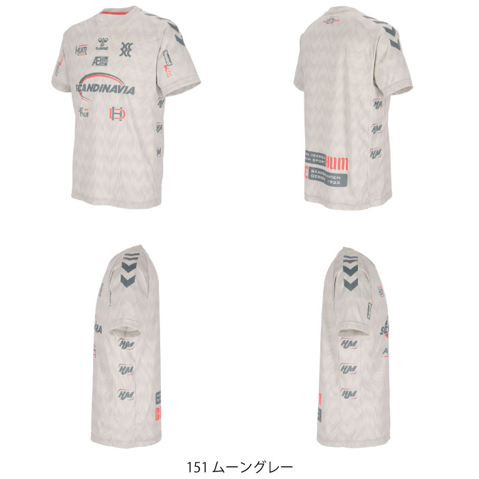 hummel ヒュンメル HB EURO H/Sプラクティスシャツ ユニセックス トレーニングトッ...