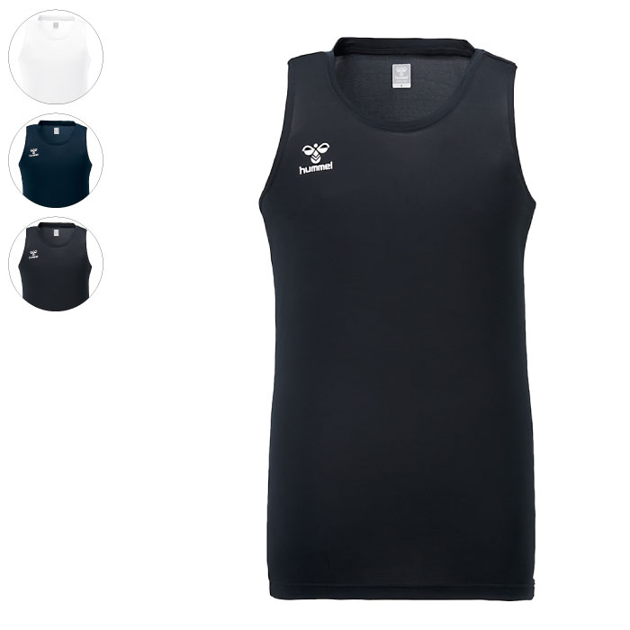 hummel ヒュンメル ノースリーブフィットインナーシャツ アンダーシャツ ユニセックス 吸汗速乾 UVカット スポーツ HAP5156N