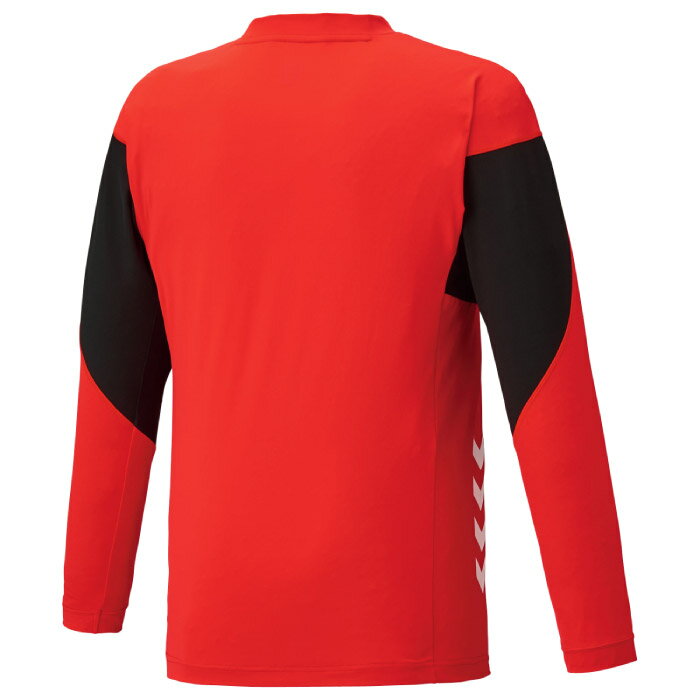 hummel ヒュンメル HB L/Sスリムプラクティスシャツ ハンドボール ウエア メンズ 2022年秋冬 吸汗速乾 ストレッチ スリムフィットHAP7157