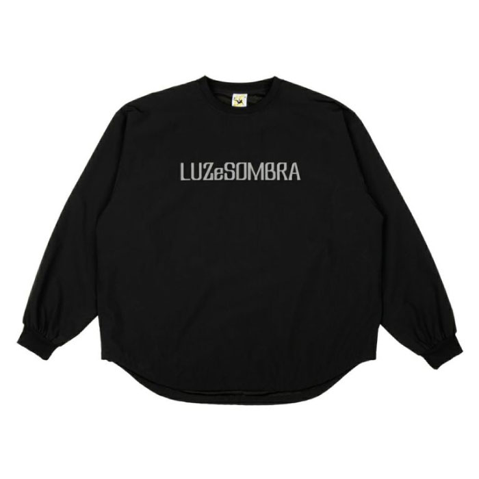 LUZeSOMBRA ルースイソンブラ STRETCH TAFTA TOO BIG CREW TOP クルートップ オーバーサイズ サッカー フットサル 2024年秋冬 ブラック L1242102