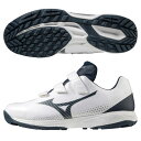 Mizuno ミズノ ライトレボトレーナーCR 野球 トレーニングシューズ 2022年秋冬 ワイド 3E トレシュー ホワイト×ネイビー 11GT222114