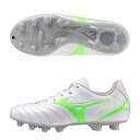 MIZUNO ミズノ モナルシーダネオ 3 セレクト ジュニア キッズ 子供 サッカースパイク 2025年春夏 ホワイト×ネオングリーン P1GB252537