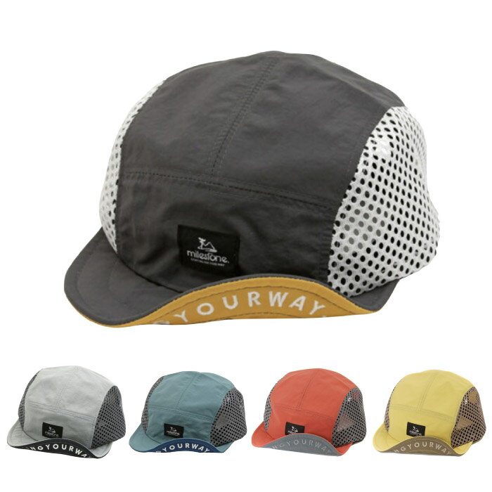 樂天商城 - milestone マイルストーン オリジナルキャップ ワイヤーブリム トレイル ランニング トレッキング 登山 ハイキング キャンプ MSC-010
