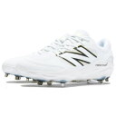 NEW BALANCE ニューバランス 3000 v7 Metal TW7 2E 野球 スパイク 金具埋込 樹脂底 2024年秋冬 ホワイト L3000TW7
