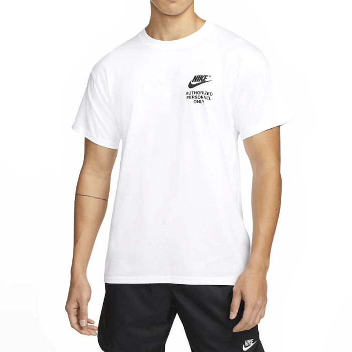 樂天商城 - NIKE ナイキ NSW AUTHRZD パーソナル S/S Tシャツ メンズ 半袖シャツ スポーツウェア ホワイト DM6428-100