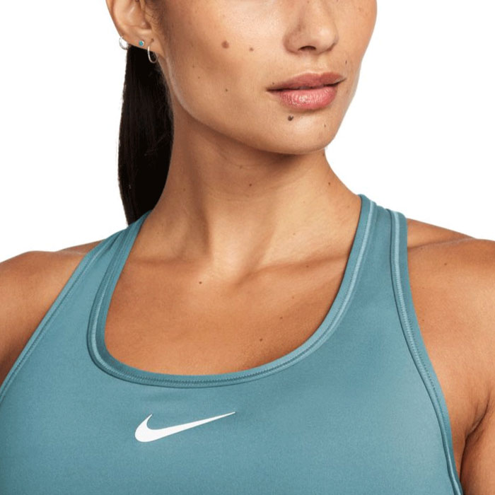 NIKE ナイキ スウッシュ ミディアムサポート ウィメンズ パッディド スポーツブラ ...