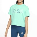 NIKE ナイキ YTH ガールズ NSW エッセンシャル S/S Tシャツ AOP ジュニア 子供 半袖シャツ スポーツウェア 2024年秋 グリーンフロスト...