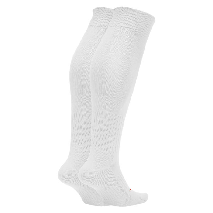 Rampjack Trip店のNIKE ナイキ 2Pアカデミーフットボールソックス DRI-FITソックス 2足組 ストッキング 靴下 サッカー ホワイト SX4650-101｜アングル2