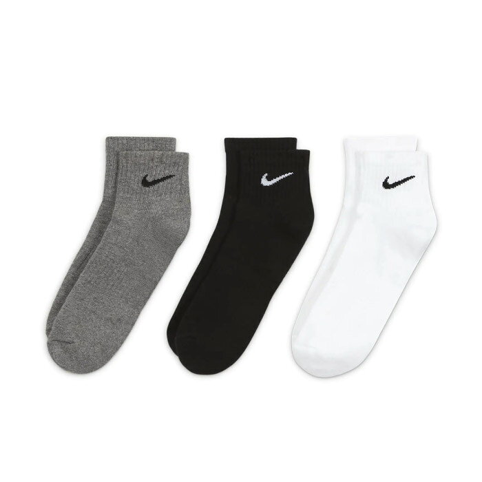 Rampjack Trip店のNIKE ナイキ エブリデイ クッションド トレーニング アンクル ソックス (3足) 靴下 スポーツ トレーニング フィットネス ジム マルチカラー SX7667-964｜アングル2