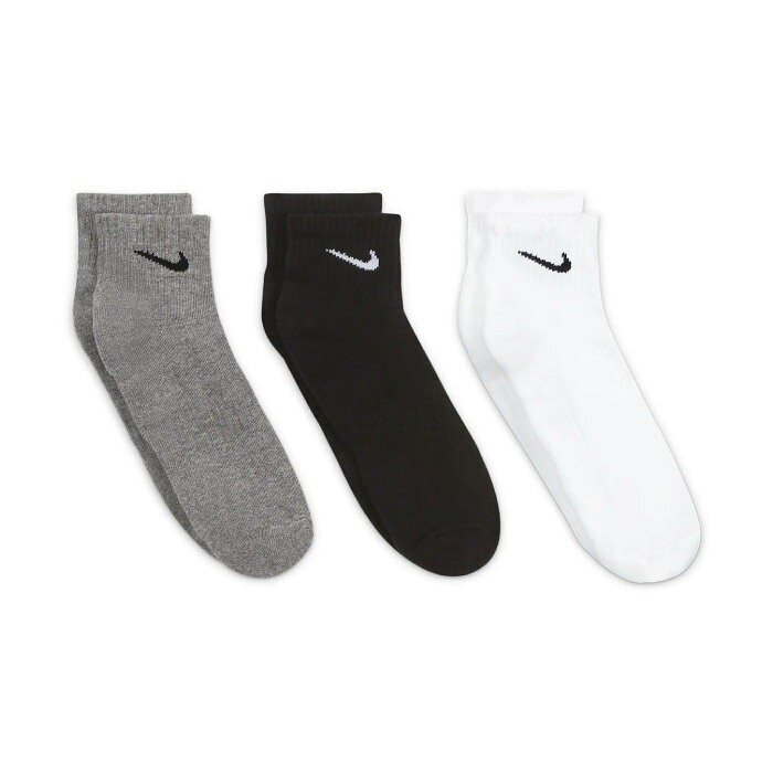 Rampjack Trip店のNIKE ナイキ エブリデイ クッションド トレーニング アンクル ソックス (3足) 靴下 スポーツ トレーニング フィットネス ジム マルチカラー SX7667-964｜アングル3