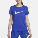 NIKE ナイキ ワン スウッシュ Dri-FIT ショートスリーブ ランニングトップ ウィメンズ レディース ブルー FN2619-405