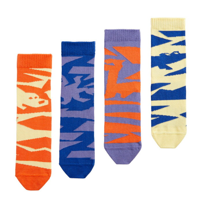 On オン Kids Sock 4-Pack キッズソックス 4パック 靴下 4足セット 15.9～21.4cm 4～8歳向け 子供 ブル..
