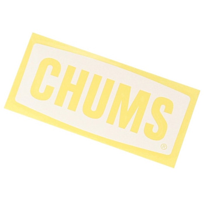 Rakuten - CHUMS チャムス Cutting Sheet CHUMS Logo S カッティングシートチャムスロゴS ステッカー ホワイト CH62-1484