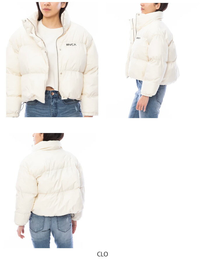 RVCA ルーカ SMALL RVCA PUFFER JACKET ジャケット ヘビーアウター アウトドア 2023年秋冬モデル レディース 2カラー BD044767
