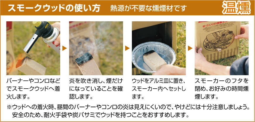 SOTO ソト 新富士バーナー スモークウッド 薫煙材 燻製 くん製 キャンプ BBQ バー...