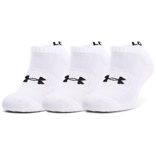 UNDER ARMOUR UAコア ノーショー ソックス (3足セット) 靴下 メンズ 2022年秋冬 トレーニング ホワイト 1363241 UNDER ARMOUR UAコア ノーショー ソックス (3足セット) 靴下 メンズ 2022年秋冬 トレーニング ホワイト 1363241