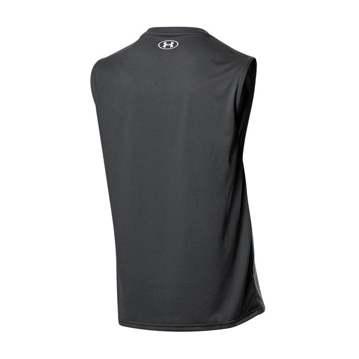 UNDER ARMOUR アンダーアーマー UAテック スリーブレス ノースリーブシャツ スポーツ トレーニング ジム メンズ Black / White 1367452 2