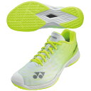 YONEX ヨネックス パワークッションエアラスZワイド バドミントンシューズ 2023年秋冬 グレー/イエロー SHBAZ2W-815