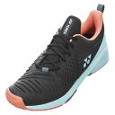YONEX ヨネックス テニスシューズ パワークッション ソニケージ3 メン GC 3E オムニクレー 砂入り人工芝コート ブラック/スカイブルー SHTS3M...