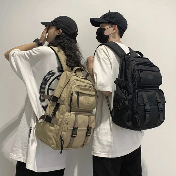 Rakuten - リュック 男女兼用 コルク ブラック ナイロンリュック レディース 丈夫 軽い リュックオシャレ 登山リュック　学生リュックサック 通勤
