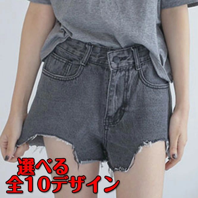 Short Pants - デニム ショートパンツ 刺繍 柄短パン デニム Gパン 【送料無料】デニムショートパンツ女の子 デニムショーパン短パンズボン レディース