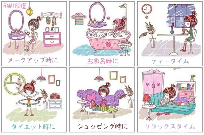 スプリングゴム からまない 美人髪　可愛い模様シリーズ 髪を傷みにくい ヘアゴム ...