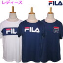 楽天アールアンドビーレディース Tシャツ FILA フィラ プリント フェルトワッペン 切替 女性、婦人 用 半袖 可愛い カワイイ、かわいい 夏物 白 黒 ホワイト ブラック スポーツ 部活 運動 ランニング ウォーキング （おしゃれ トップス tシャツ 紫外線対策 吸汗速乾