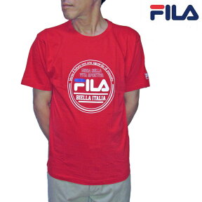 メンズ ファション トップス 半袖 FILA フィラ エンブレム プリント Tシャツ 人気 スポーツ ブランド オシャレ 男性用 紳士服 カジュアル M L LL 無地 綿 コットン ブラック 黒 ホワイト 白 tシャツ メール便対応商品