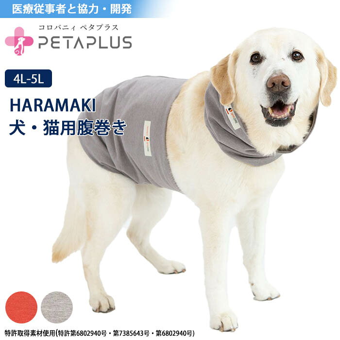 コロバニィ ペタプラス HARAMAKI(犬・猫用) 腹巻き スヌード ネックウォーマー 日本製 4L・5Lサイズ スパオール×テラクォール加工 1メ2運 602 【C】
