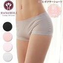 《6月1日までポイント5倍》ボクサーショーツ HANAMOLI (M・L・LLサイズ) シルク100% レディース 絹 シルクインナー シルクショーツ カラー 下着 メール便3点まで 3531