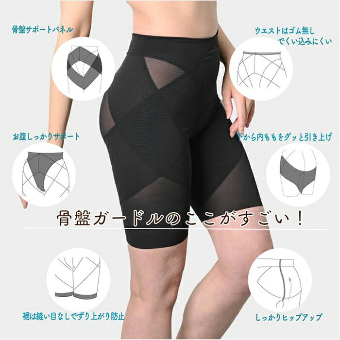 《お買い物マラソンポイント5倍》姿勢コンシャス 骨盤サポートガードル tamura タ...