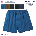 ワコールWacoal メンズ ブロス BROS トランクス (M・L) ニットトランクス 環境配慮 前開き メール便2点まで プレゼント 父の日 ギフト GT7...