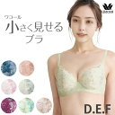 ワコール Wacoal 小さく見せるブラ (Dカップ/Eカップ/Fカップ) 3/4カップブラジャー 小さく見えるブラ BRB453 【P】