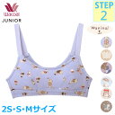 15%OFF ワコール Wacoal ジュニアブラジャー ノンワイヤーかぶりタイプ ステップ2 女の子 Waninalグループ 女子 メール便1点まで CFX280 【F】