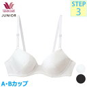 15%OFF ワコール Wacoal ジュニアブラジャー (Aカップ Bカップ) U字ワイヤーブラ 女の子 U字樹脂ワイヤー ステップ3 CFX370 【F】