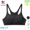 15%OFF ワコール Wacoal ジュニアブラジャー スポーツブラ (Eカップ) ステップ3 メール便1点まで 入園準備 入学準備 CFX337 【F】