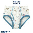 【F】Wacoal ワコールキッズ BOYS(男児) [CPQ124] (130サイズ)男児ボトム ボクサーパンツ 男の子 やわらかな綿100％ キャンプ柄 ネコポス3点まで{01}入園準備 入学準備