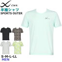 ワコール Wacoal CW-X CWX メンズ丸首半袖 Tシャツ Sサイズ Mサイズ Lサイズ 吸汗速乾 DLO135品番替え メール便1点まで ギフト DL...